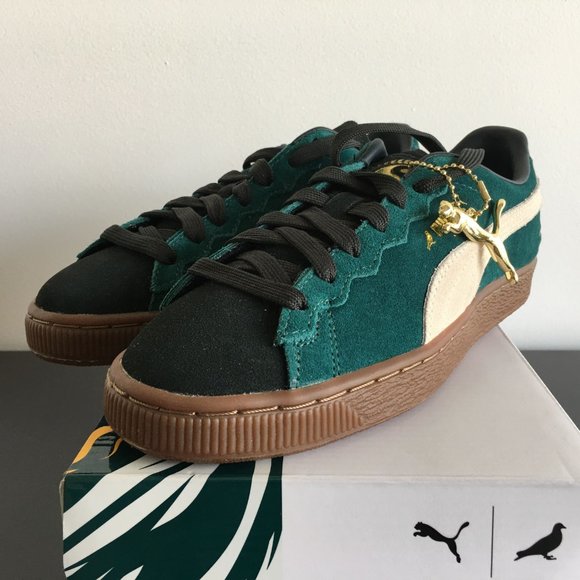 Jeff Staple x PUMA Suede "Gidra - Malachite" 393542 01 Sz 5 NEW - Picture 1 of 10
